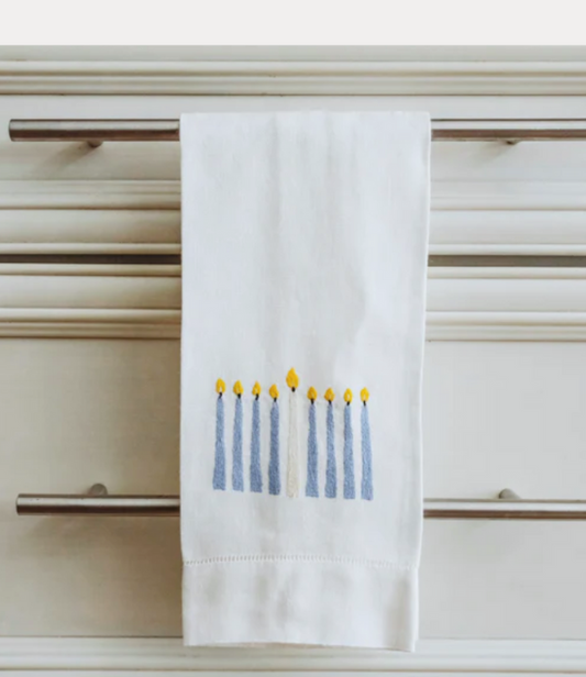 Maison d'Haiti Tea Towel - Hanukkah