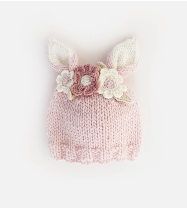 Bunny Flower Beanie