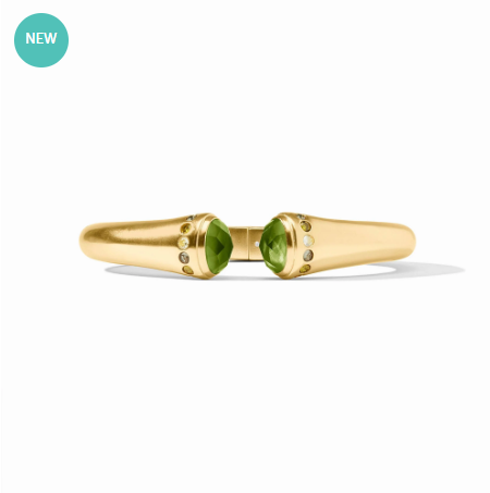 Julie Vos: Rainbow Demi Cuff - GRN