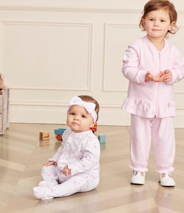 Kissy Kissy Swan Sanctuary Zip Footie