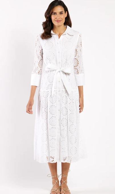 Jude Connally: Sutton Dress Cotton Eyelet