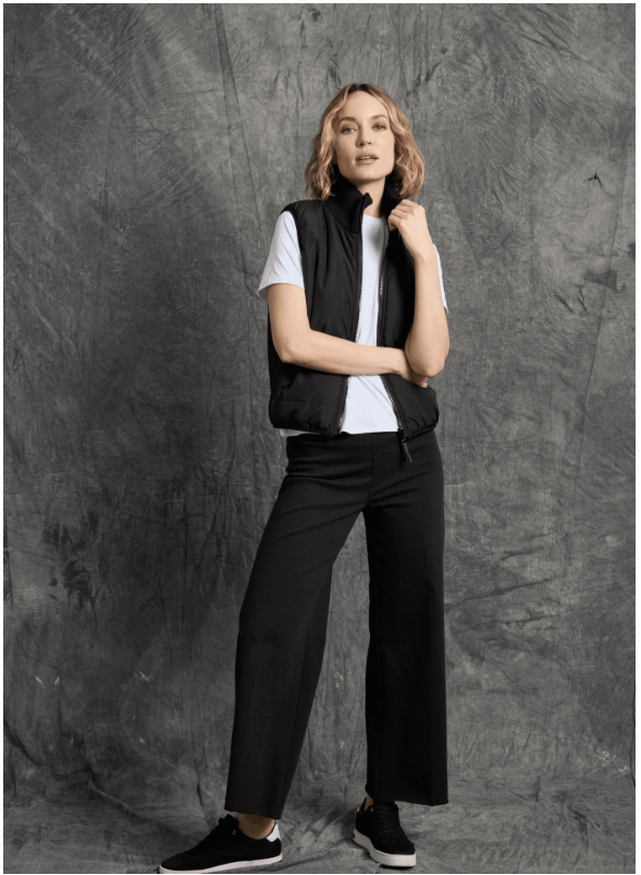 Lysse:  Reversible Puffer Sweater Vest - Prudence