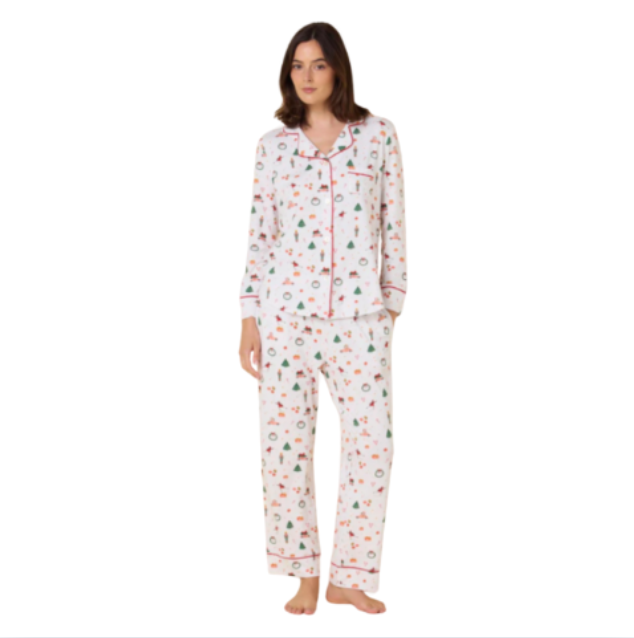 Cat's Pajamas: Pima Knit Long-Sleeved Pajama