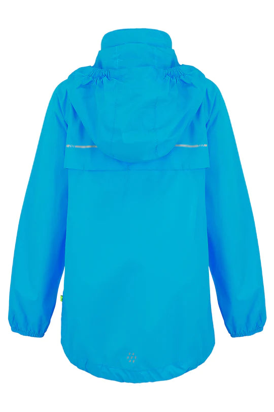 Mac in a Sac Origin Mini Packable Waterproof Jacket in Neon Blue