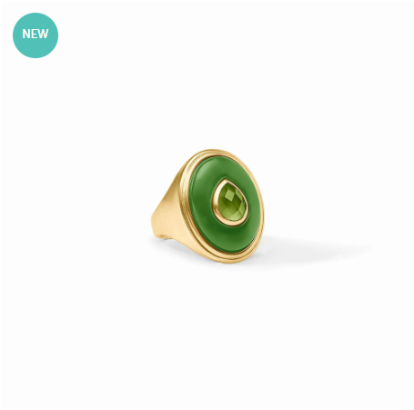 Julie Vos: Statement Ring - Carnaby - GRN