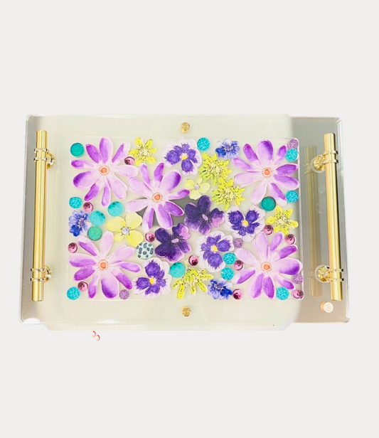 Lo in London Mini Violet Acrylic Tray