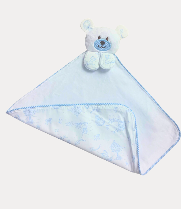 Handmade Lovie in Blue Toile