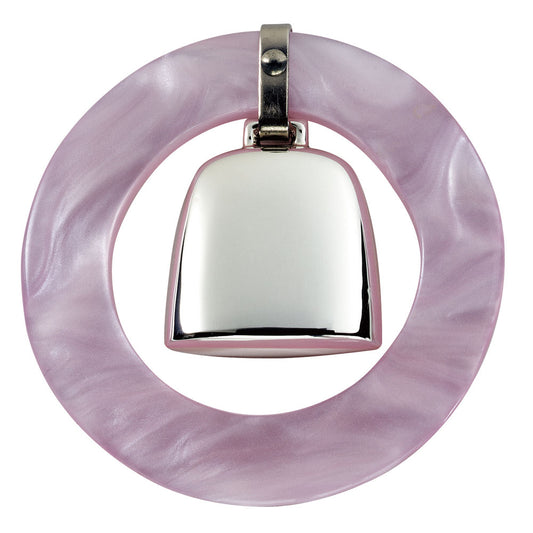 Salisbury: Teething Ring Rattle PNK