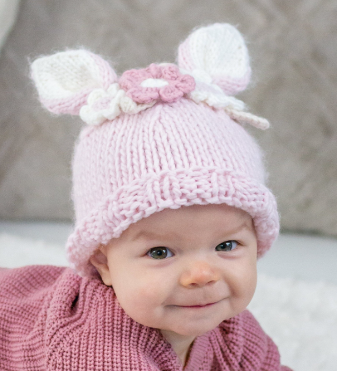 Bunny Flower Beanie