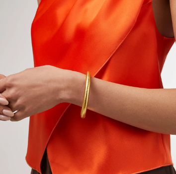 Julie Vos: Hinge Bangle - Catalina - GLD