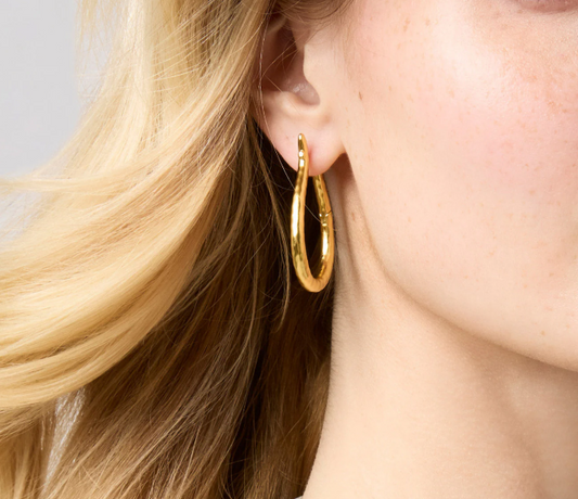 Julie Vos: Hoop - Saratoga - GLD - S