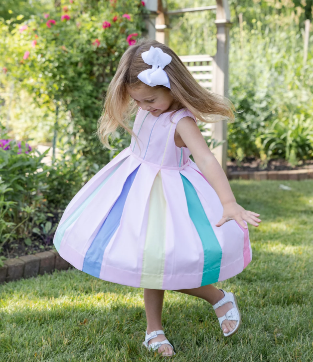 Florence Eiseman Multicolor Pleated Dress