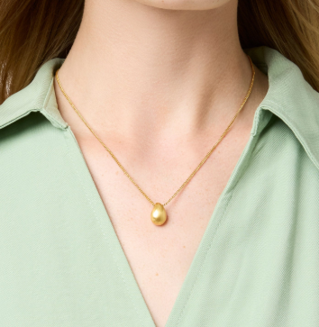 Julie Vos: Delicate Necklace - Wave - GLD