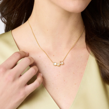 Julie Vos: Delicate Necklace - Kaleidoscope - IRD/CLR