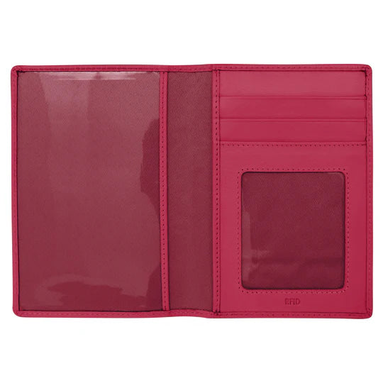 ili New York Passport Wallet in Pink