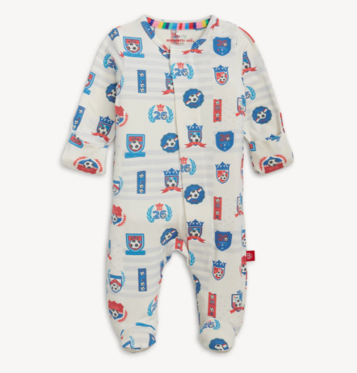 Magnetic Me Modacrylic Magnetic Footie in Team Goals USA