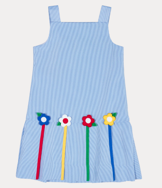 Florence Eiseman Junior Cord Dress With Flowers