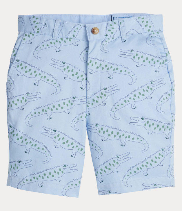 Little English Classic Short in Blue Alligator Alley