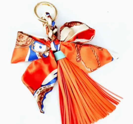 Mailibu Sugar: Tassel w/ Scarf Bag/Purse Charm