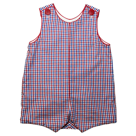 Johnny Shortall in Red, White, & Royal Tri-Check
