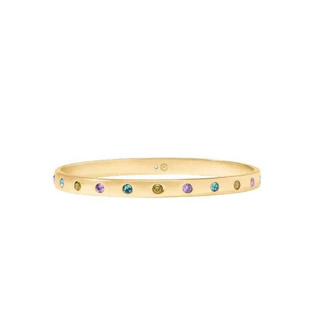 Julie Vos: Rainbow Bangle - Blue Twilight
