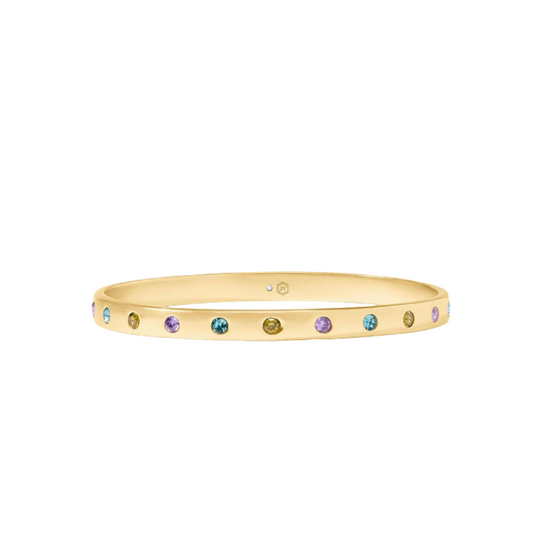 Julie Vos: Rainbow Bangle - Blue Twilight