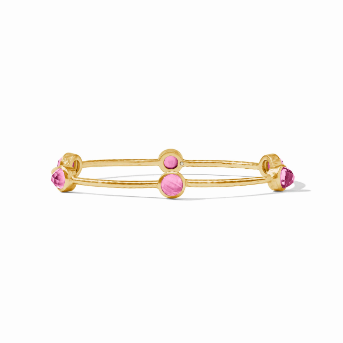 Julie Vos:Luxe Bangle -  Iridescent Tourmaline Pink