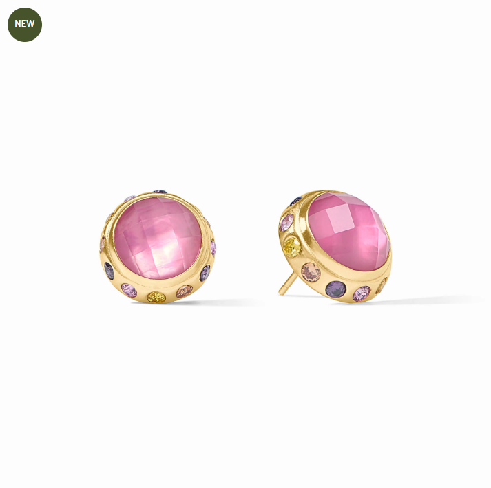 Julie Vos: Stud Earrings - Rainbow (Multiple Colors Available)
