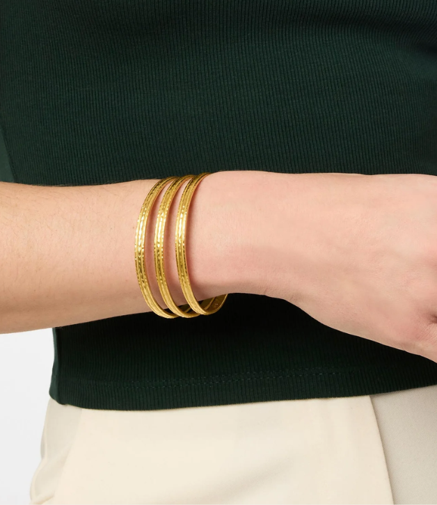 Julie Vos Madison Gold Bangle