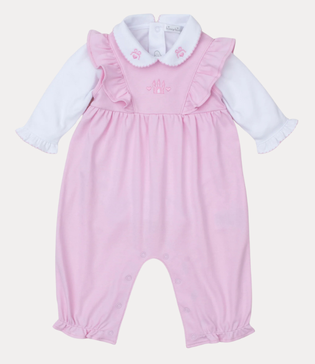 Kissy Kissy Royal Details Pink Overall Set