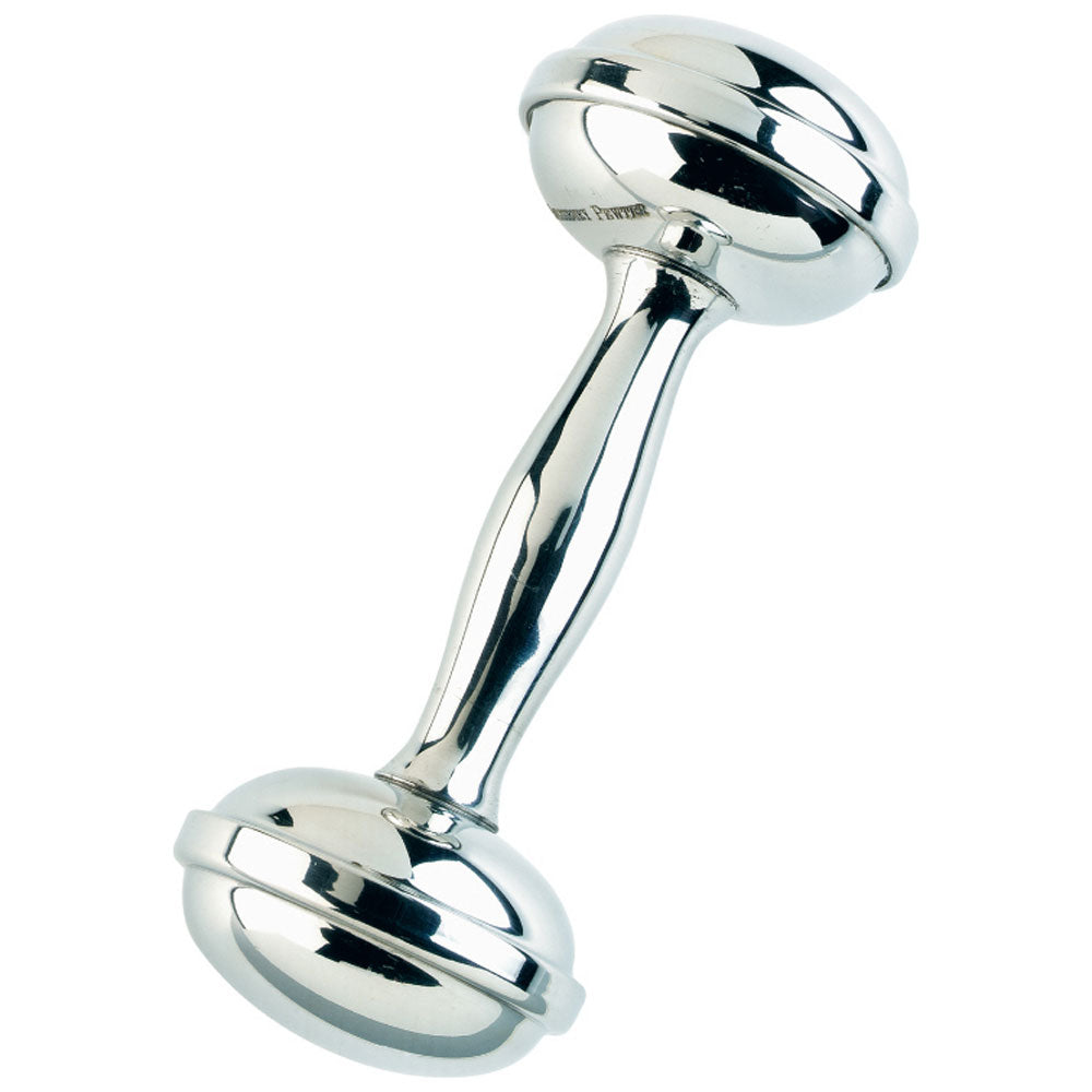 Salisbury: Pewter Dumbbell Rattle