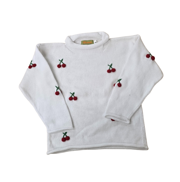Claver: Cherry Roll Sweater