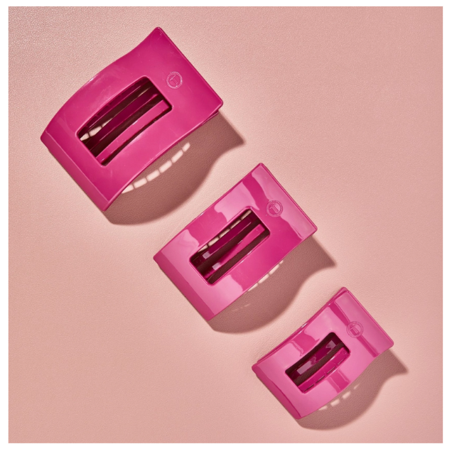 Teleties: Flat Rectangle Hair Clip (Sizes Available)