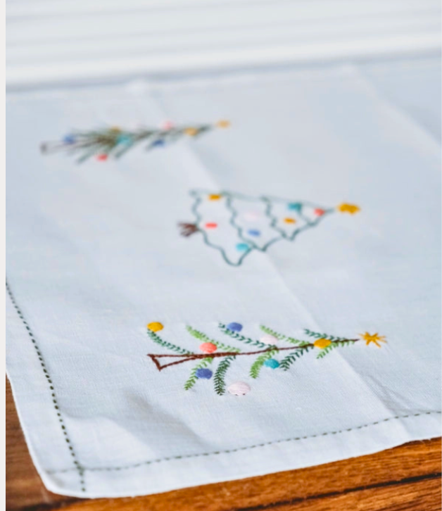 Maison d'Haiti Table Runners - Christmas Trees
