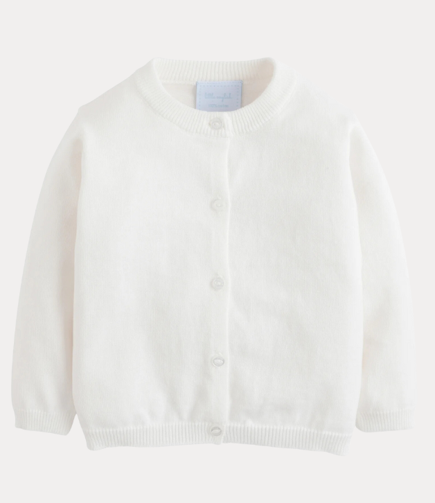 Little English Essential Cardigan - White