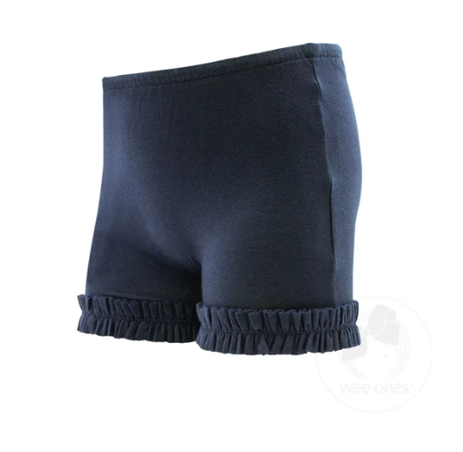 Wee Ones White Ruffle Wundershorts™