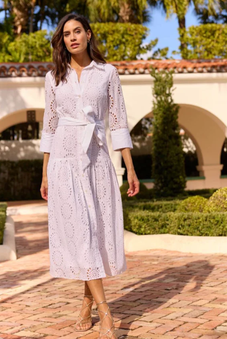 Jude Connally: Sutton Dress Cotton Eyelet