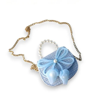 Doe a Dear: Floral Brooch Tweed Purse