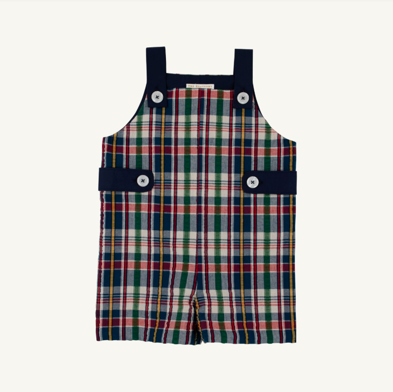 The Beaufort Bonnet Company Teddy's Tab Jon Jon in Gramercy Park Plaid