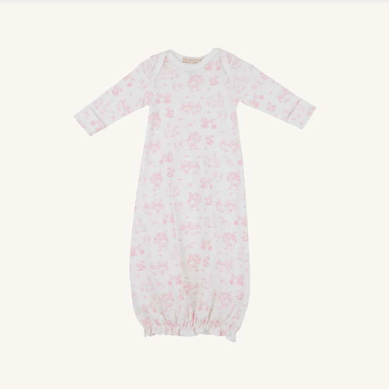 The Beaufort Bonnet Company Adorable Everyday Set in Sir Proper's Sweet Arrival Hampton's Hot Pink