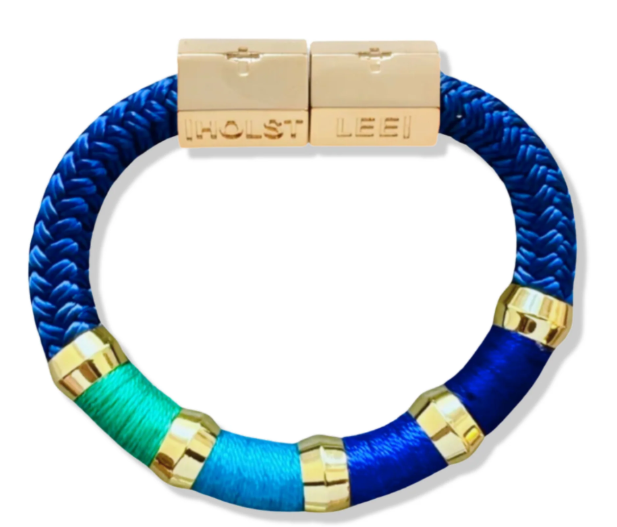 Holst + Lee Warm Weather Colorblock Bracelet in Casa Azul