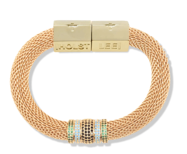 Holst + Lee Luxe Classic Mesh Bracelet in Multicolor