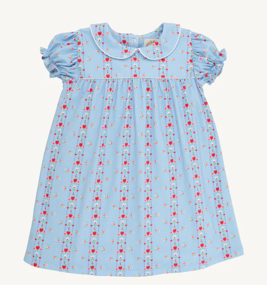 The Beaufort Bonnet Company Holly Day Dress in First Day Flowers