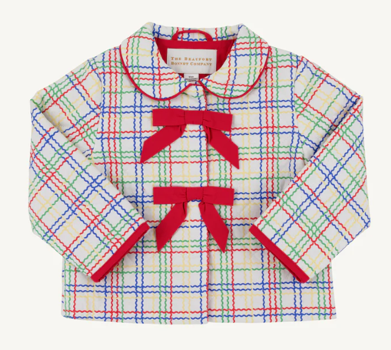 The Beaufort Bonnet Company Julie Anne Jacket in Wellington Windowpane