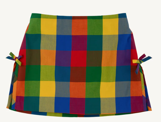 The Beaufort Bonnet Company Clay's Club Skort in Ashland Park Plaid