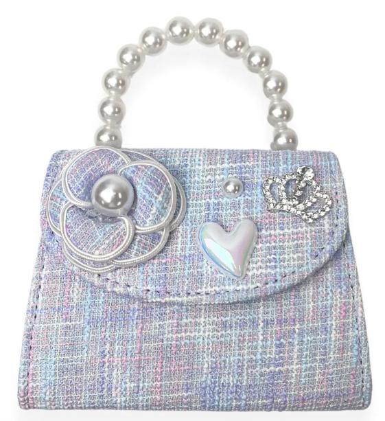 Doe A Deer Floral Decor Tweed Purse