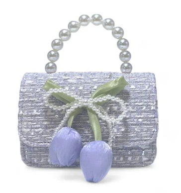 Doe A Deer Lily & Bow Tweed Purse