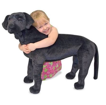 Melissa & Doug Black Lab Plush