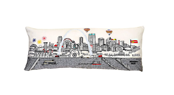 Beyond Cushions Corporation St. Louis Queen Size Body Pillow in Day