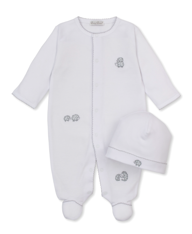 Kissy Kissy Footie with Hat Set in Hedgehogs Little Woods